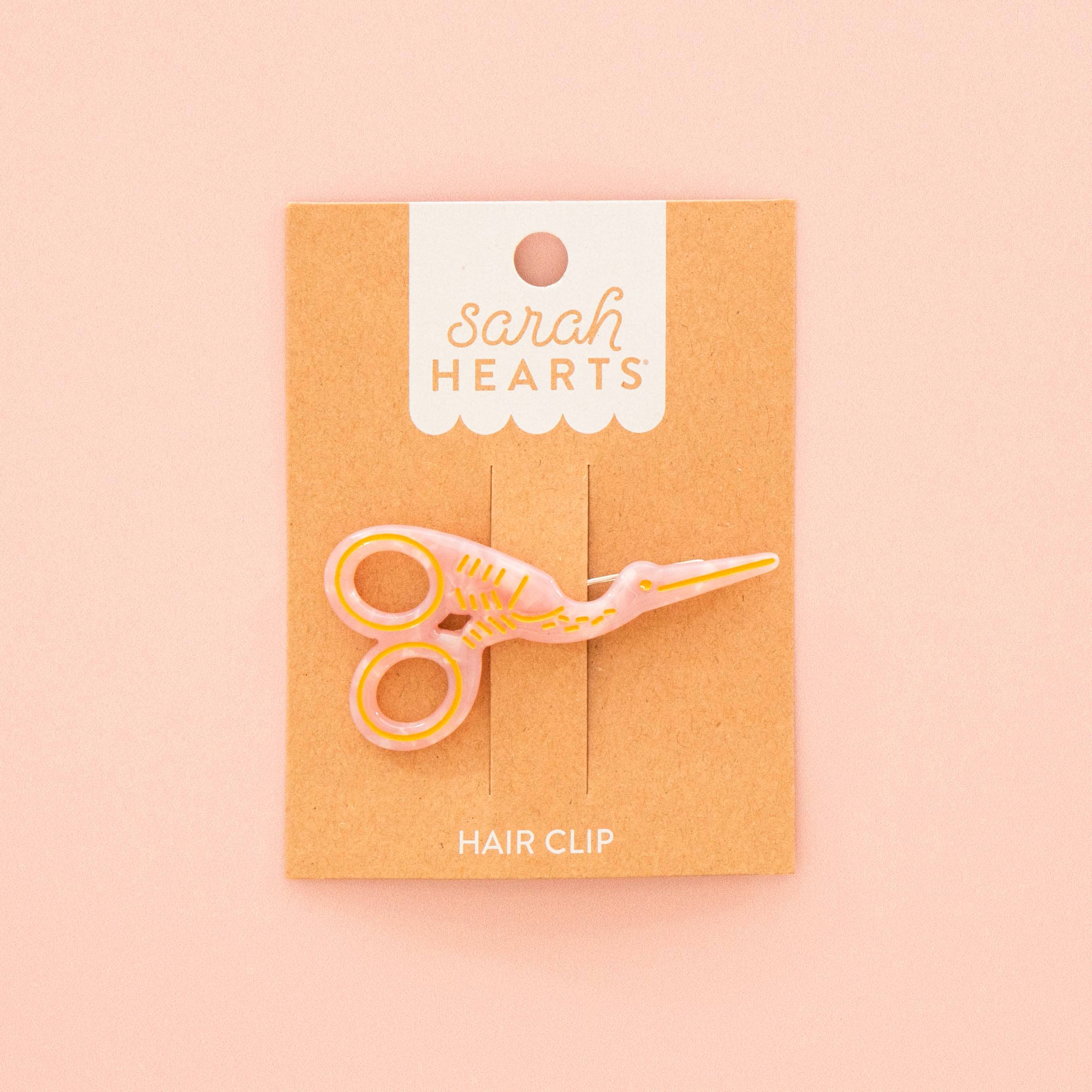 Stork Scissors Hair Clip: Sarah's Signature Pink Edition
