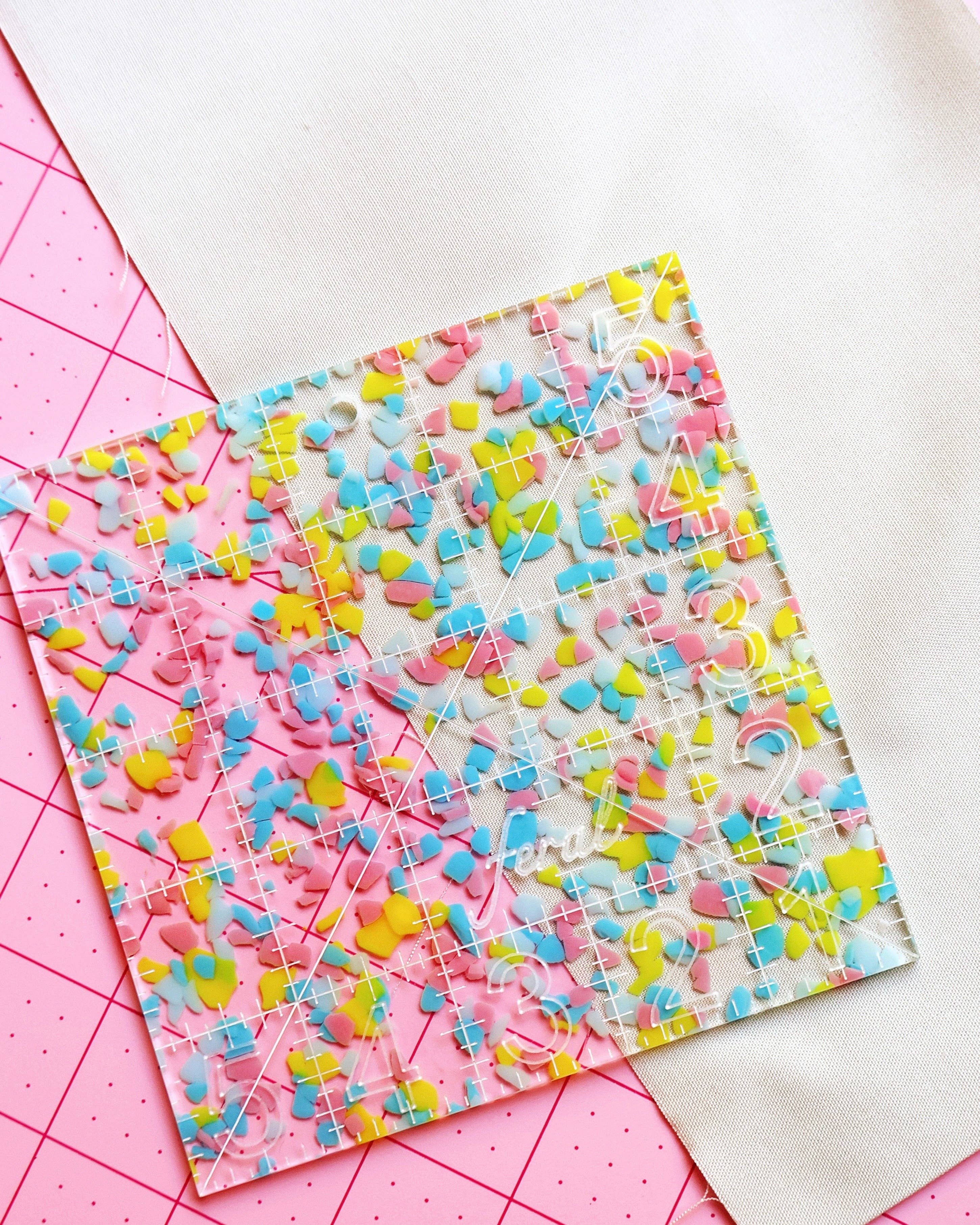 Charm square ruler