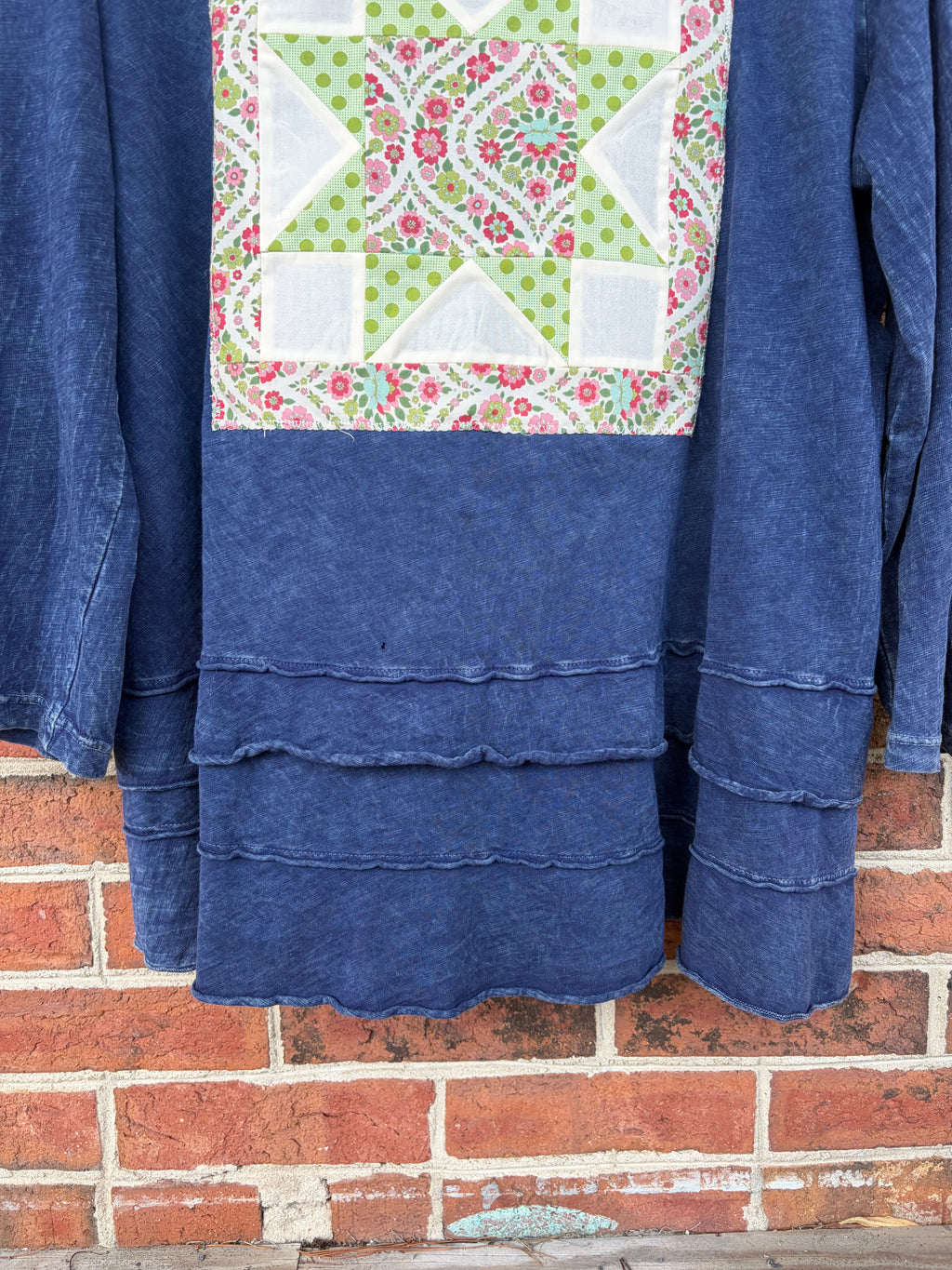 SALE Blue Floral Tunic