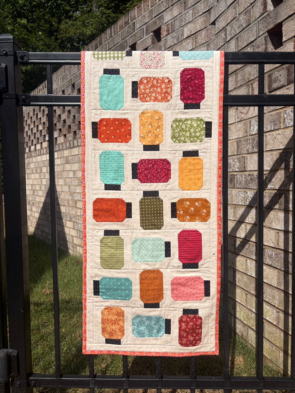 Mason Jar Table Runner
