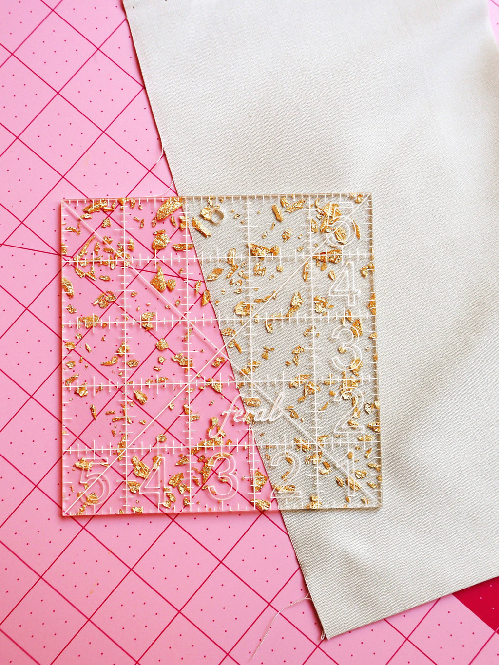 Charm square ruler