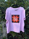 Pink Star Quilt Block Tee