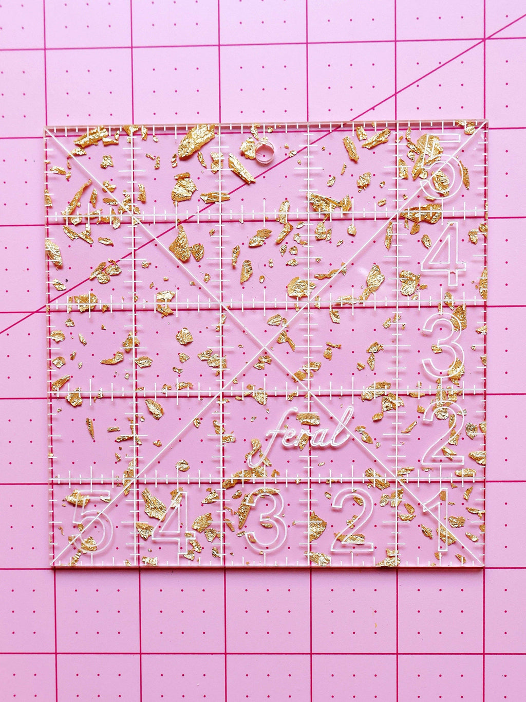Charm square ruler