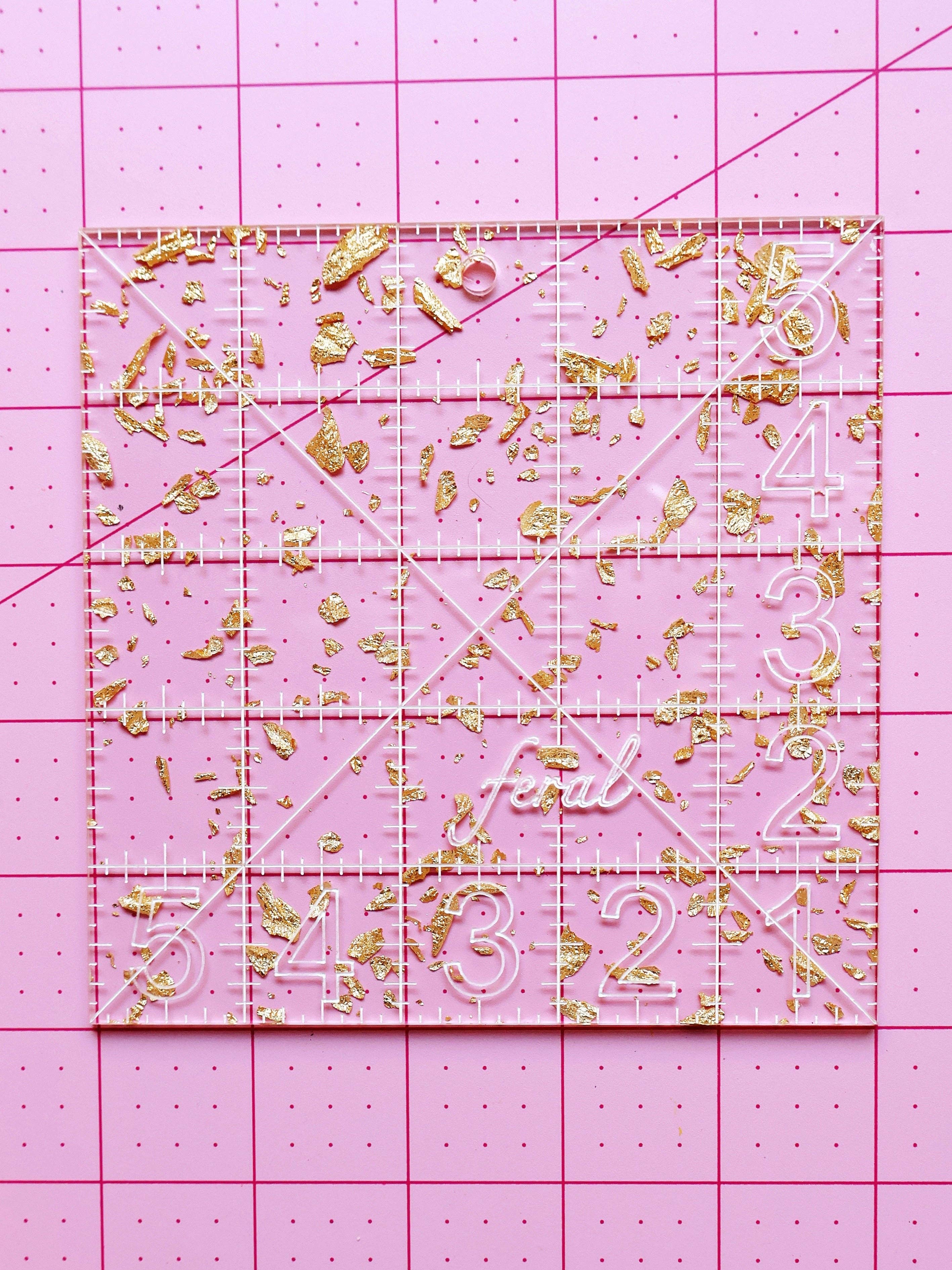 Charm square ruler