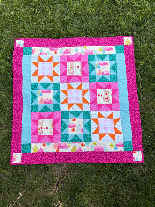Colorful Baby Christmas Quilt