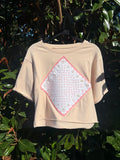Vintage Hankie Upcycled Tee