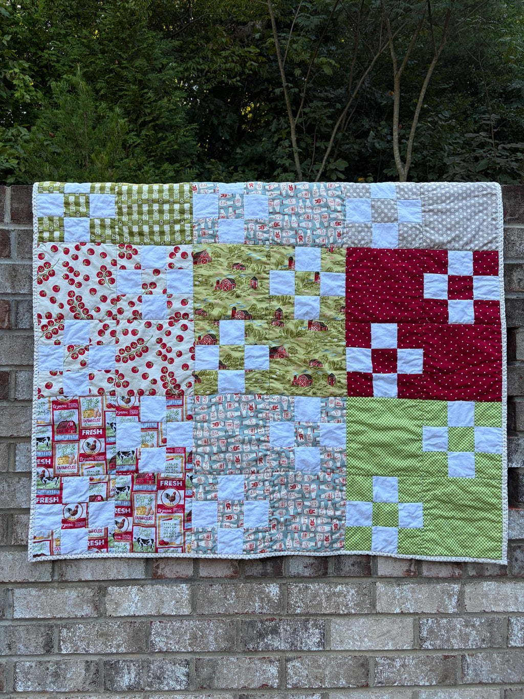 Farm Themed Lap Quilt