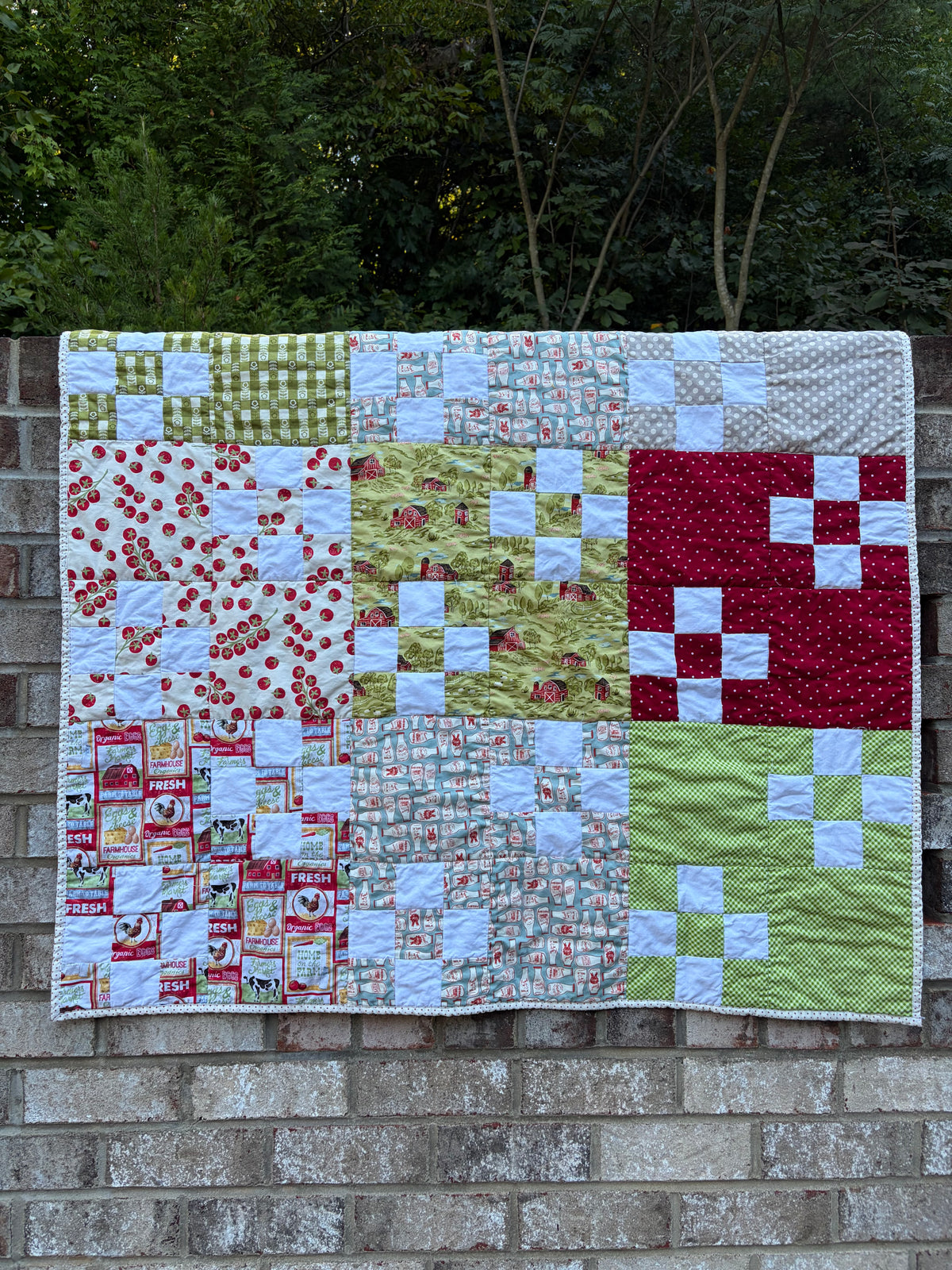 Farm Themed Lap Quilt