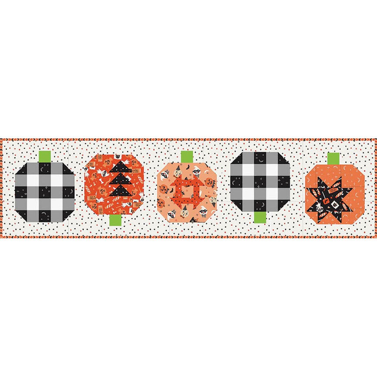 Block Party Quilt Co Pumpkin Patchwork Table Runner Pattern