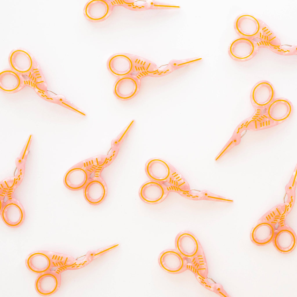 Stork Scissors Hair Clip: Sarah's Signature Pink Edition