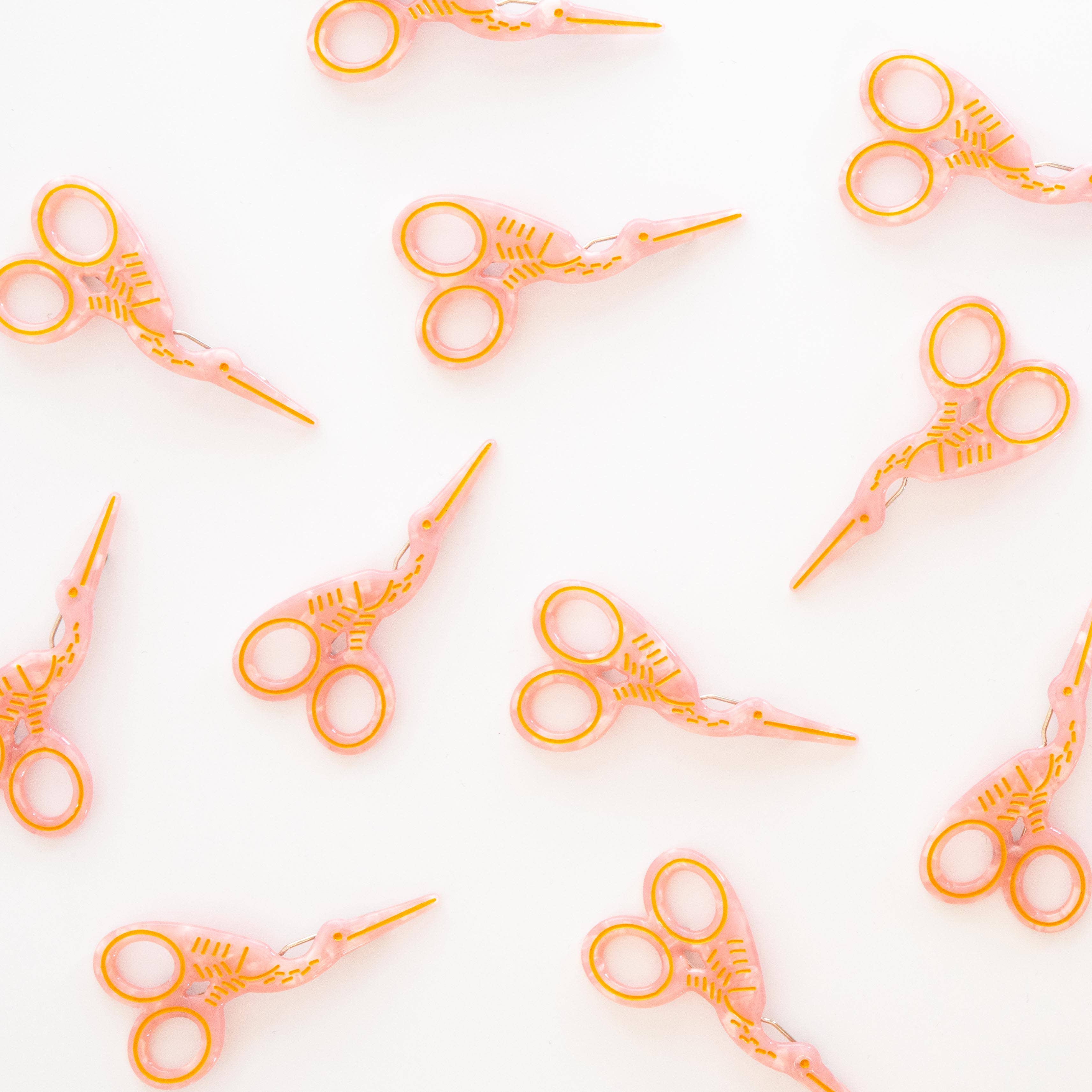 Stork Scissors Hair Clip: Sarah's Signature Pink Edition