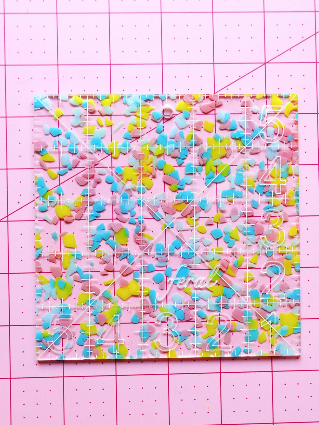 Charm square ruler