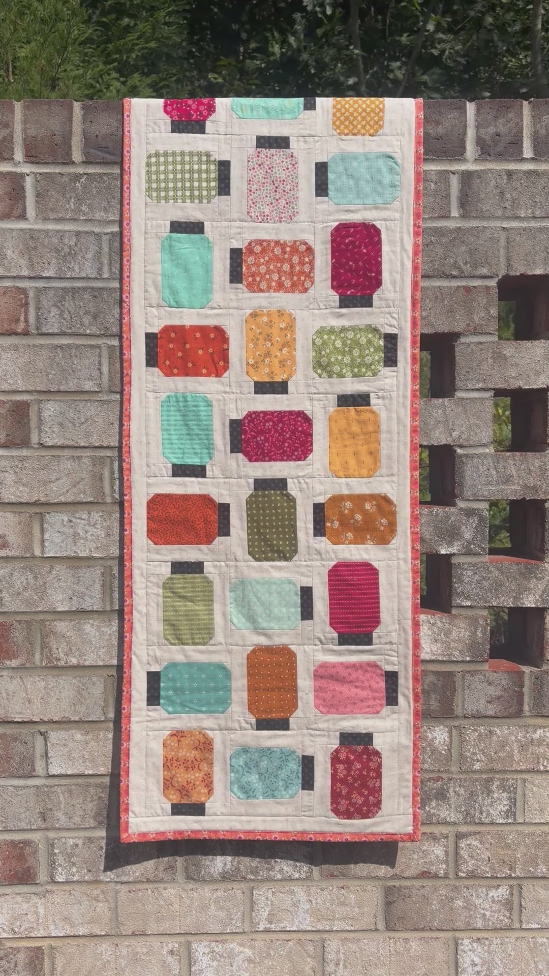 Mason Jar Table Runner