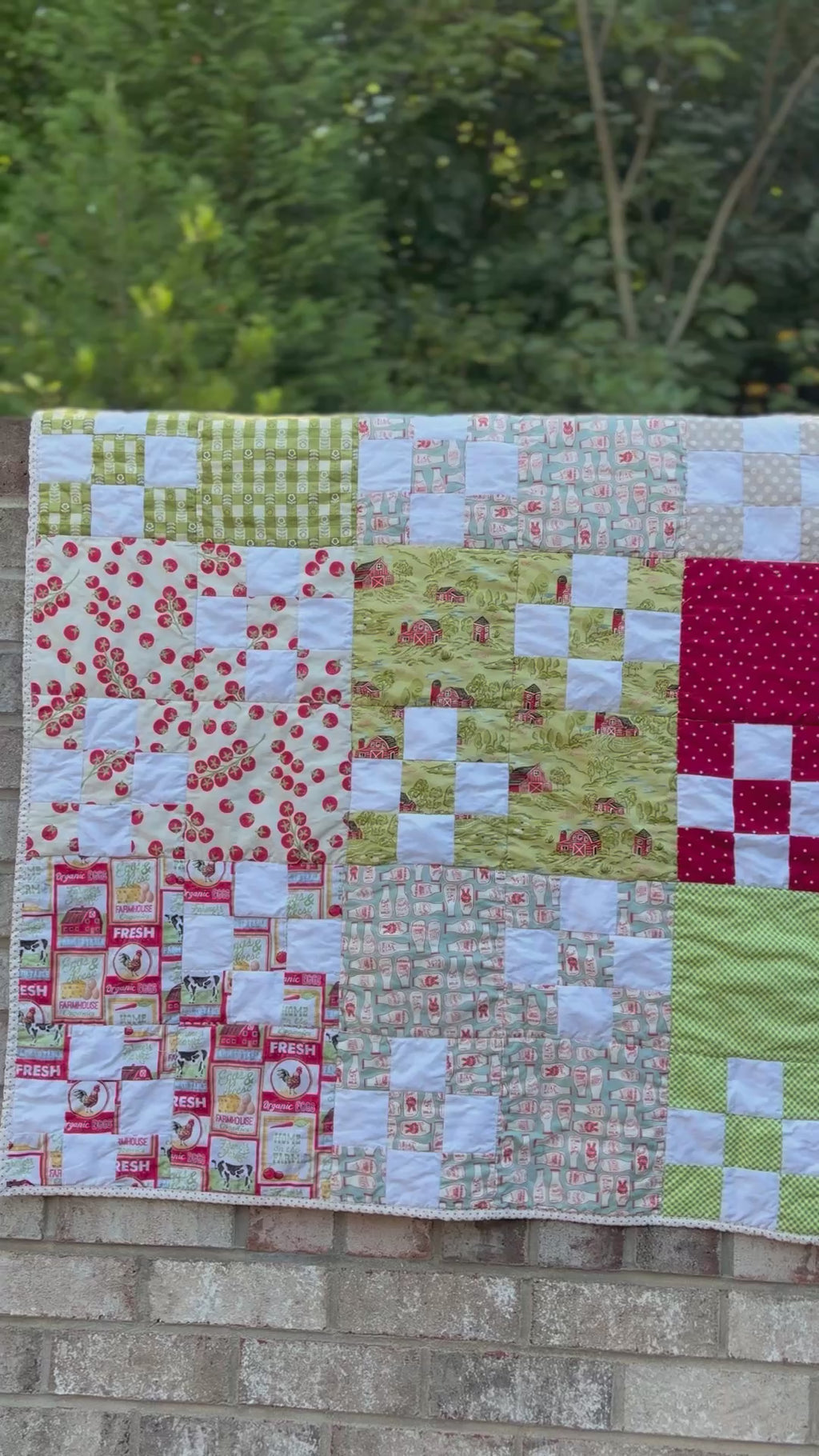 Farm Themed Lap Quilt